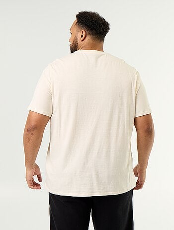 T-shirt en jersey imprimé à manches courtes