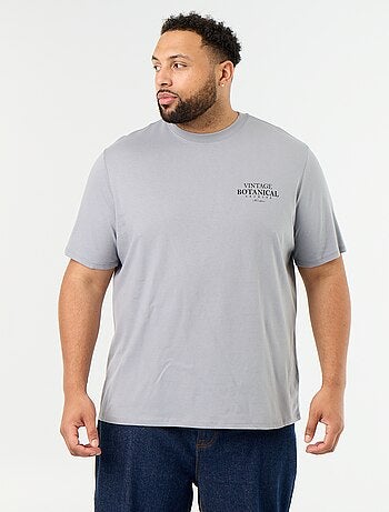 T-shirt en jersey imprimé à manches courtes
