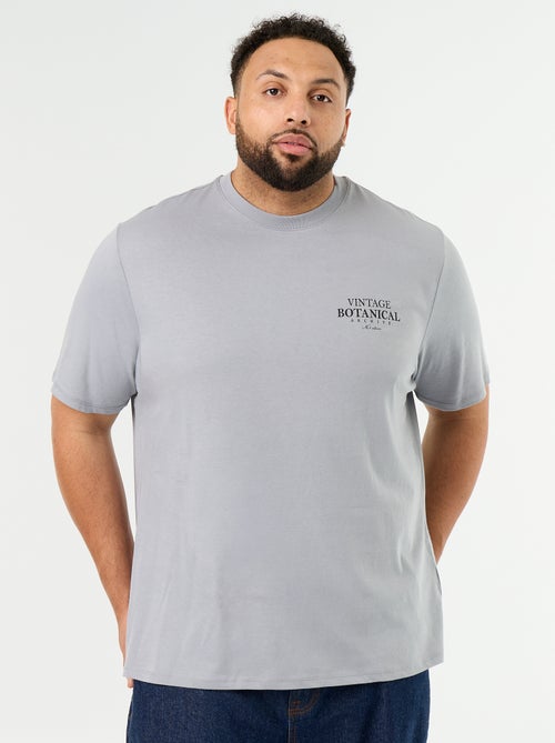 T-shirt en jersey imprimé à manches courtes - Kiabi