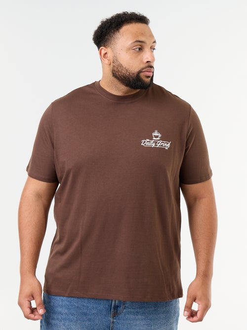 T-shirt en jersey imprimé à manches courtes - Kiabi