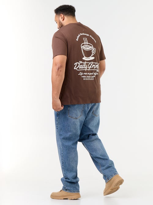 T-shirt en jersey imprimé à manches courtes - Kiabi