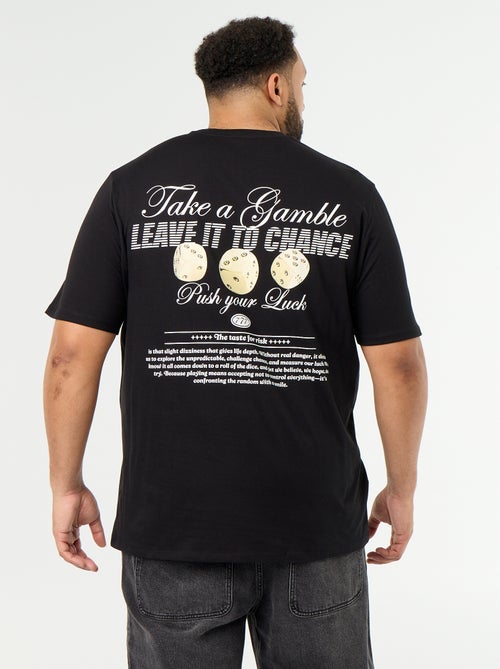 T-shirt en jersey imprimé à manches courtes - Kiabi