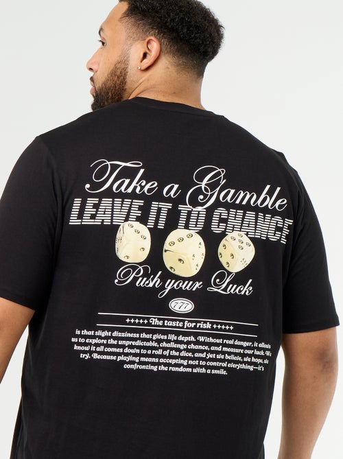 T-shirt en jersey imprimé à manches courtes - Kiabi