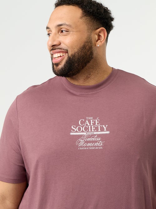 T-shirt en jersey imprimé à manches courtes - Kiabi