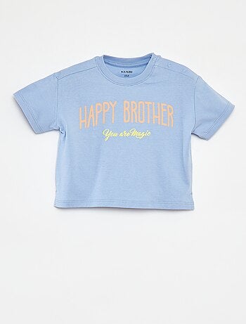 T-shirt en jersey imprimé