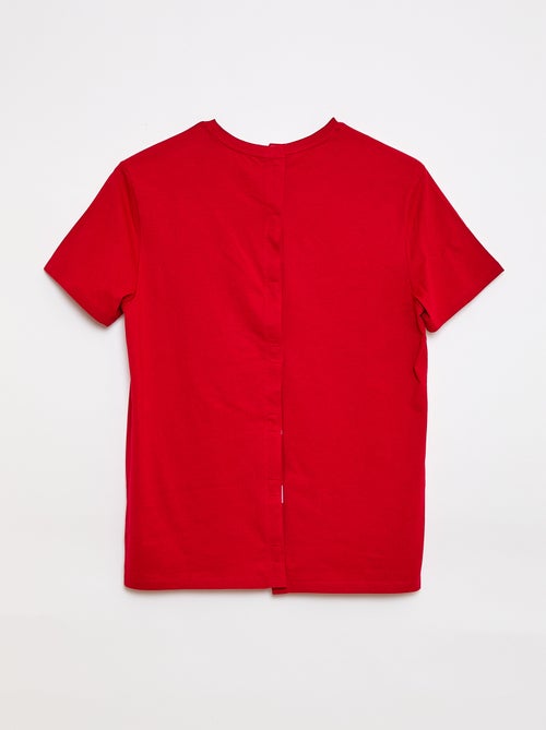 T-shirt en jersey imprimé pour homme à col rond - Kiabi