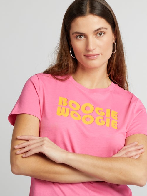 T-shirt en jersey imprimé - Kiabi