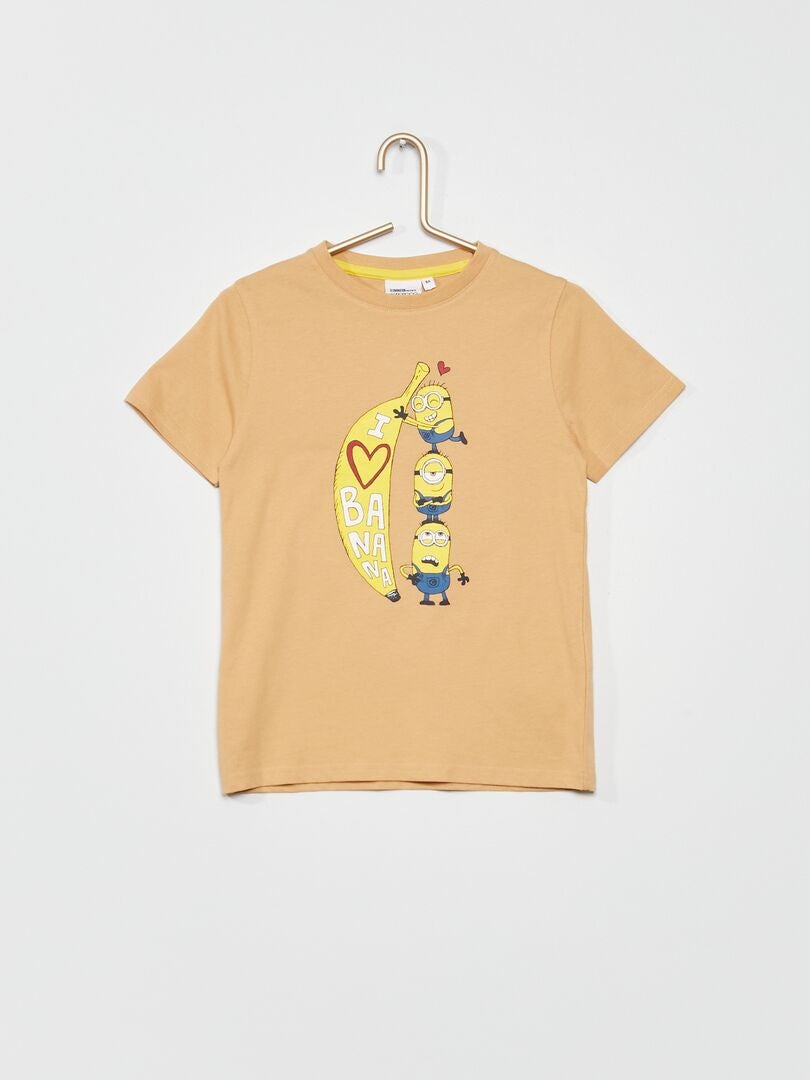 T-shirt en jersey 'Les Minions' Beige - Kiabi