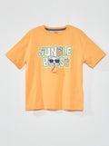 T-shirt en jersey ludique Orange - Kiabi