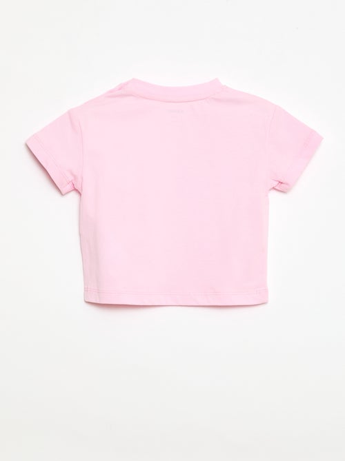 T-shirt en jersey manches courtes avec nœuds fantaisies - Kiabi