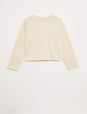 T-shirt en jersey manches longues