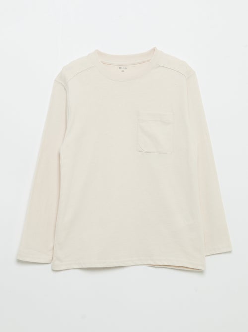 T-shirt en jersey manches longues - Kiabi T-shirt en jersey manches longues - Kiabi