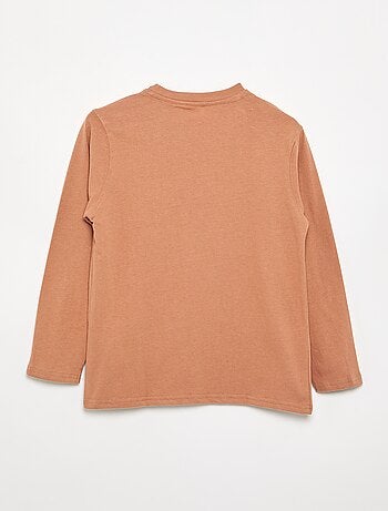 T-shirt en jersey manches longues