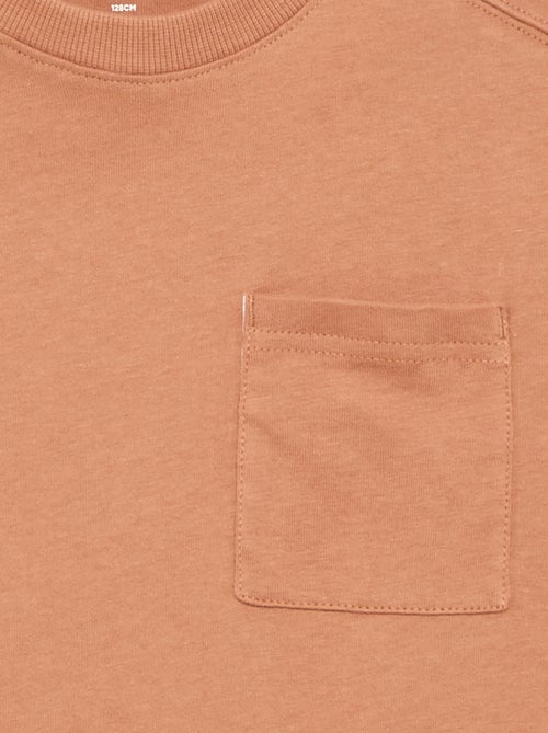 T-shirt en jersey manches longues - Kiabi