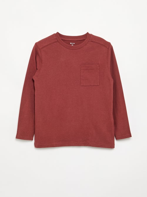 T-shirt en jersey manches longues - Kiabi T-shirt en jersey manches longues - Kiabi