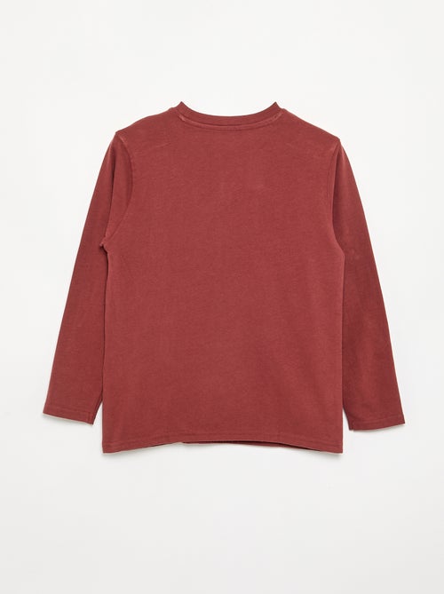 T-shirt en jersey manches longues - Kiabi T-shirt en jersey manches longues - Kiabi