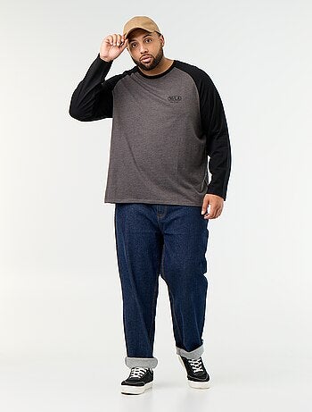 T-shirt en jersey manches longues raglan
