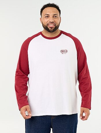 T-shirt en jersey manches longues raglan