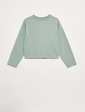 T-shirt en jersey manches longues
