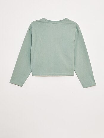 T-shirt en jersey manches longues