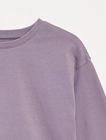 T-shirt en jersey manches longues