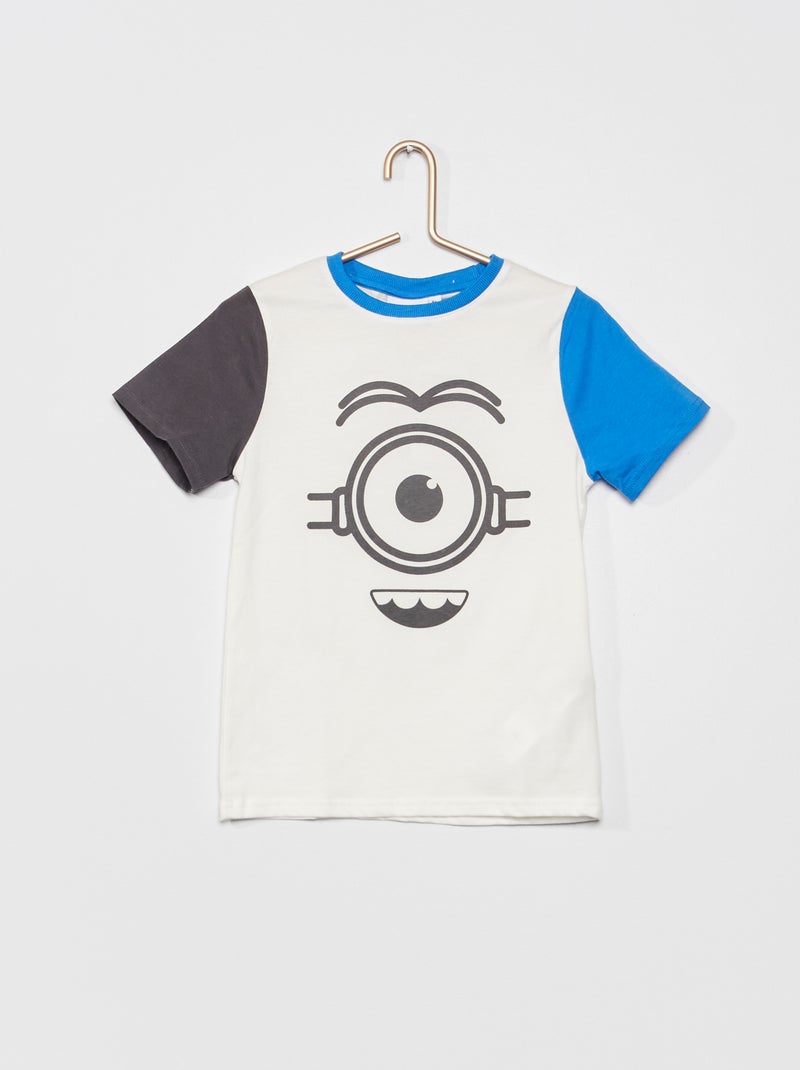 T-shirt en jersey 'Minions' Blanc - Kiabi