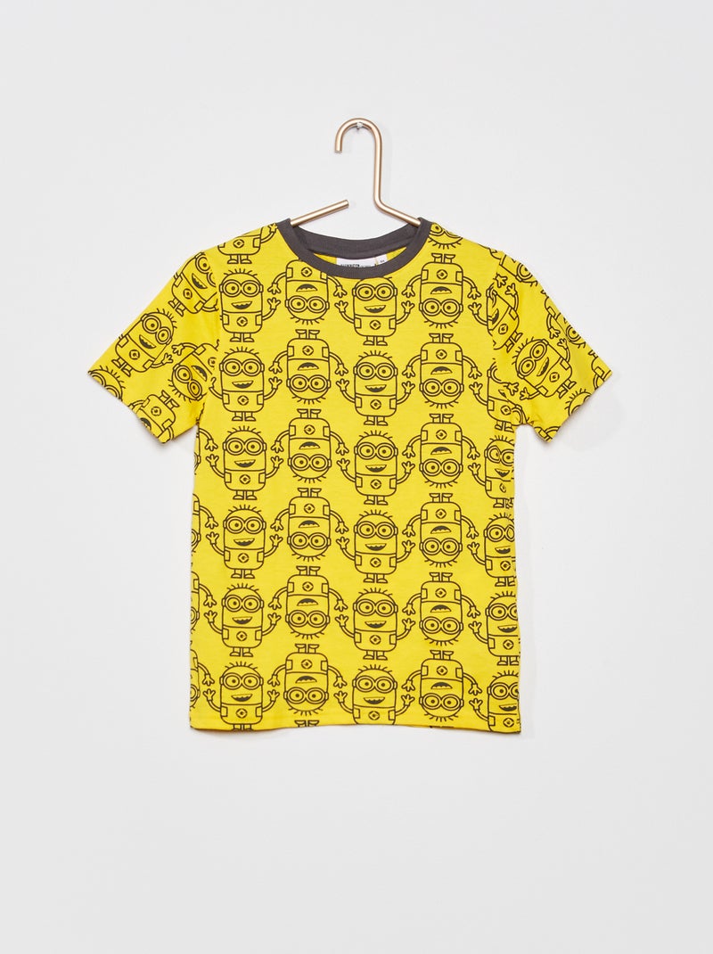 T-shirt en jersey 'Minions' Jaune - Kiabi