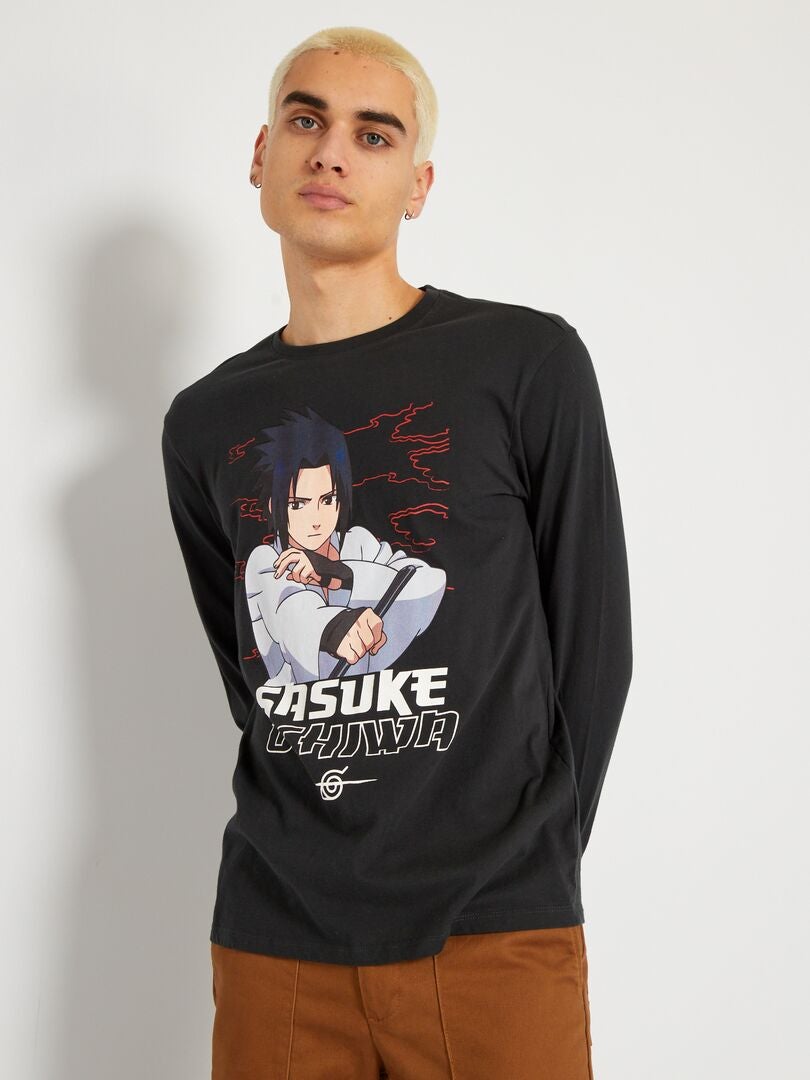 T-shirt en jersey 'Naruto' Noir - Kiabi