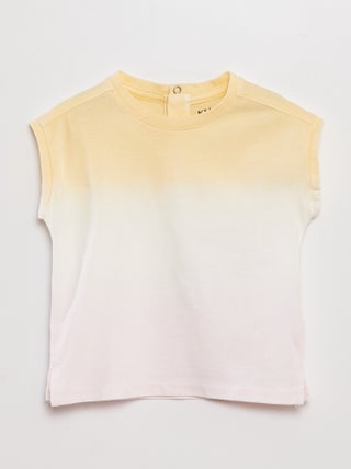 T-shirt en jersey tie and dye