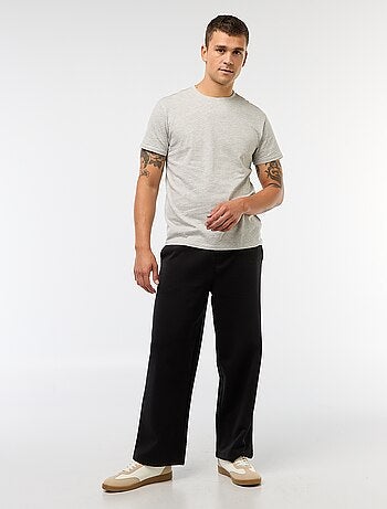 T-shirt en jersey uni à col rond pour homme