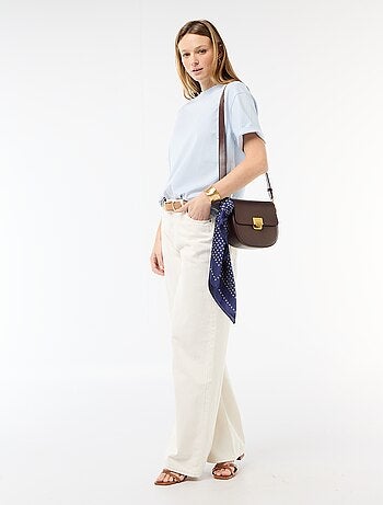 T-shirt en jersey rayé à manches courtes