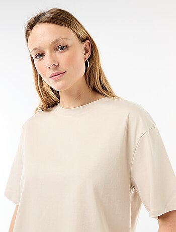 T-shirt en jersey rayé à manches courtes