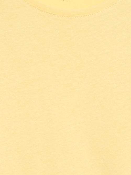 T-shirt en jersey uni - Kiabi