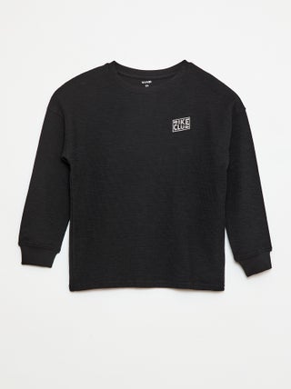T-shirt en maille avec broderie
