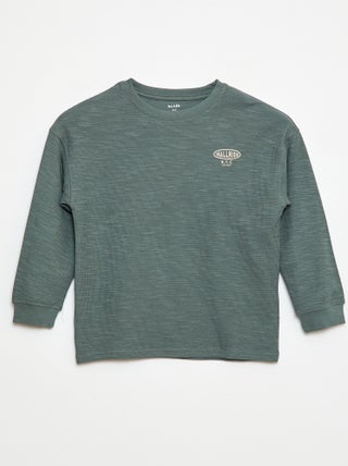 T-shirt en maille avec broderie