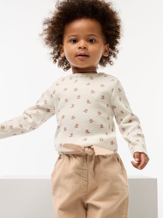 T-shirt en maille côtelée