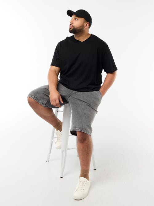 T-shirt en maille jersey à manches courtes - Kiabi