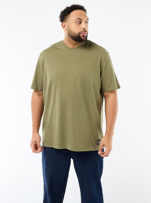 T-shirt en maille jersey à manches courtes - Kiabi