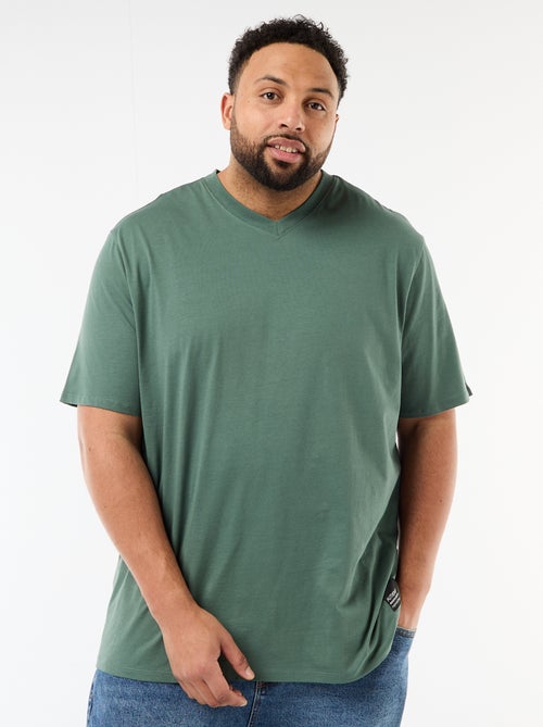 T-shirt en maille jersey à manches courtes - Kiabi