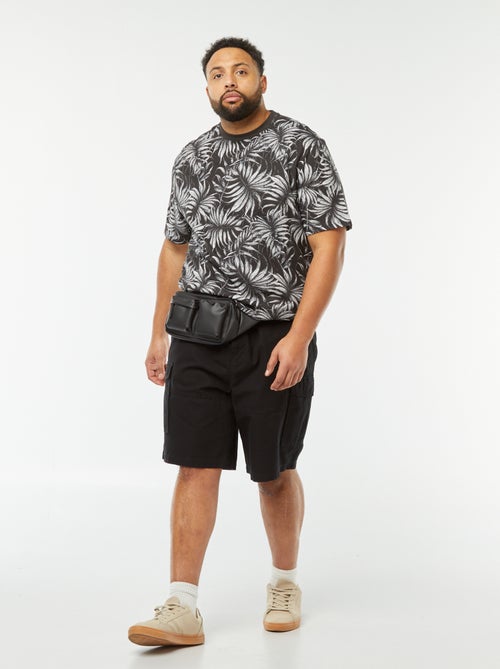 T-shirt en maille jersey imprimé avec manches courtes - Kiabi