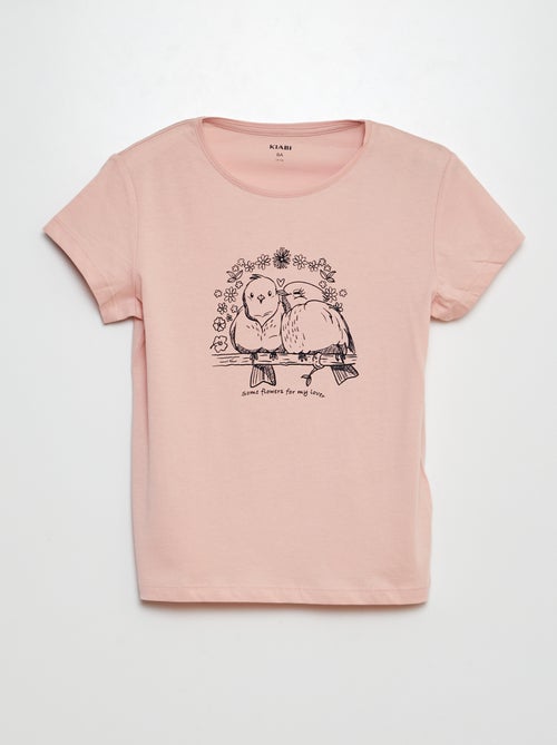 T-shirt en maille jersey imprimé - Kiabi