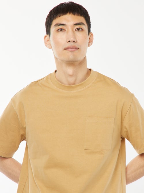 T-shirt en maille jersey manches courtes - Kiabi