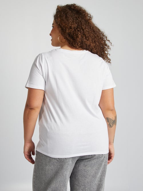 T-shirt en maille jersey manches courtes - Kiabi
