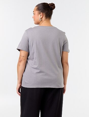 T-shirt en maille jersey manches courtes