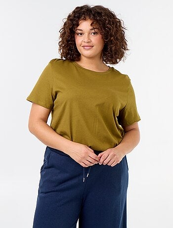 T-shirt en maille jersey manches courtes