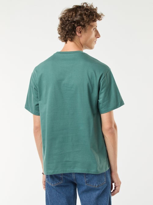 T-shirt en maille jersey manches courtes - Kiabi