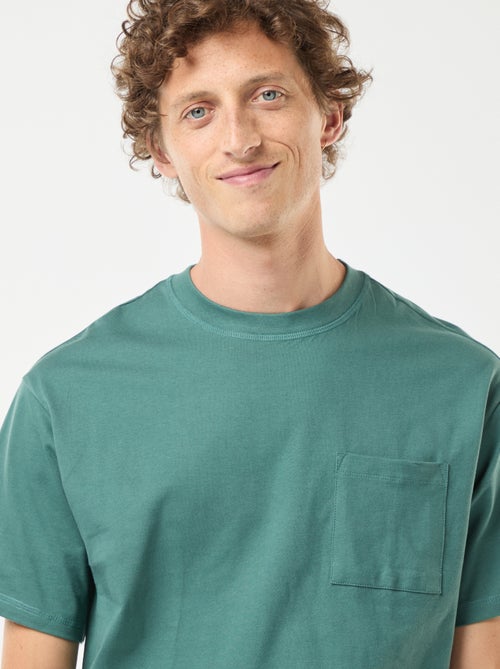 T-shirt en maille jersey manches courtes - Kiabi