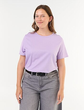 T-shirt en maille jersey manches courtes