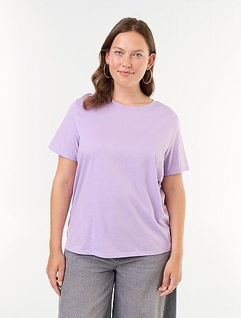 T-shirt en maille jersey manches courtes