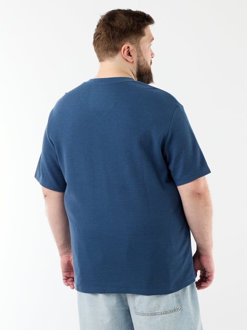 T-shirt en maille piquée manches courtes - Kiabi T-shirt en maille piquée manches courtes - Kiabi